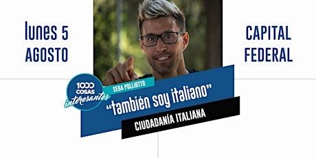 Imagen principal de Conferencia "También soy italiano" Buenos Aires