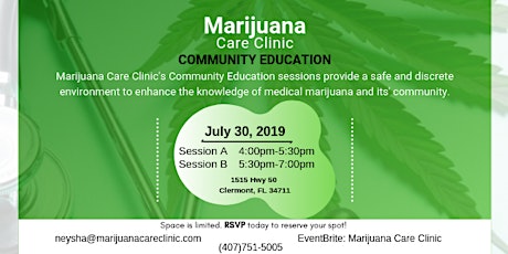 Community Education with Marijuana Care Clinic primary image