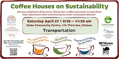 Coffee Houses on Sustainability - Transportation primary image