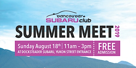 Imagem principal do evento Vancouver's Subaru Club Meet hosted by Docksteader Subaru