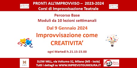 Primaire afbeelding van Pronti all'Improvviso - Modulo Base  - Creatività - h.21.15
