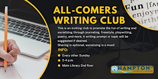 All-Comers Writing Club primary image