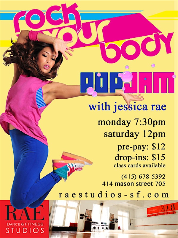Rae Studios | Pop Jam with Jessica Rae (Thursdays 7:30pm)