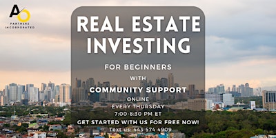 Learn How to make Passive Income from Real Estate Investing primary image