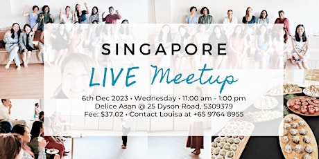 Imagem principal de Connected Women Singapore LIVE Meetup - 6th December 2023