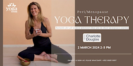 Yoga Therapy for Peri/Menopause with Charlotte Douglas primary image