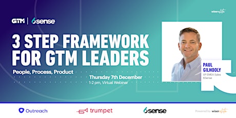Imagen principal de 3 Step Framework for GTM Leaders: People, Process, Product