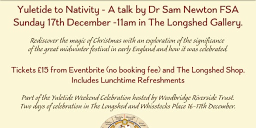 Yuletide to Nativity - A talk by Dr. Sam Newton FSA primary image