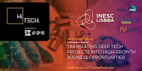 Hauptbild für HiTech/S3E Start Information Session @  INESC MN