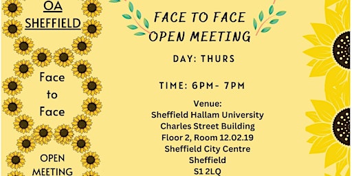 Overeaters Anonymous- Sheffield Face to Face Open meeting