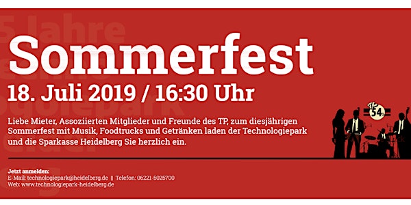 Sommerfest des Technologiepark Heidelberg
