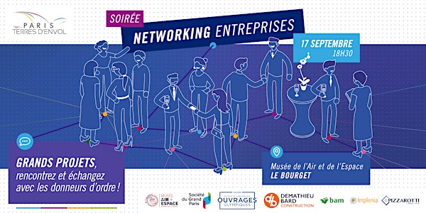 Soirée networking entreprises de Paris Terres d'Envol