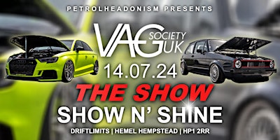 Imagem principal de SHOW N SHINE BOOKING - VAG SOCIETY 2024 powered by Petrolheadonism