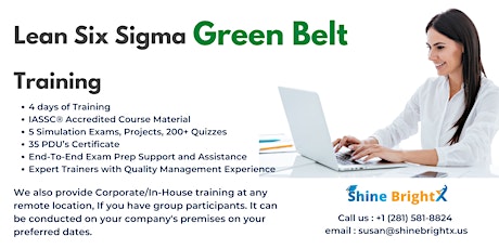 Lean Six Sigma Green Belt Classroom Certification Training in New York, NY