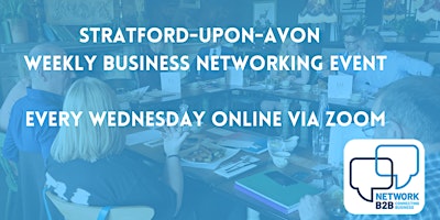 Primaire afbeelding van Stratford upon Avon Business Networking Brunch