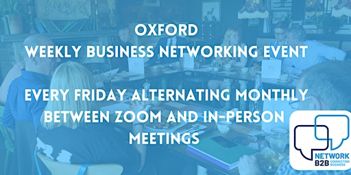 Oxford Business Networking Event primary image