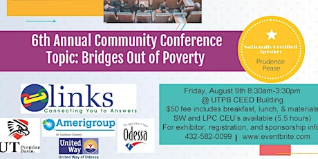 6th Annual Links Community Conference- Bridges out of Poverty primary image