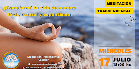 Imagen principal de Castelar Miércoles 17 - Charla Informativa sobre Meditación Trascendental