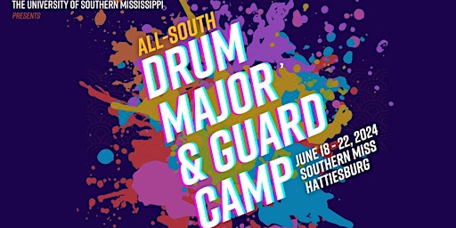 Imagem principal do evento 2024 All-South Drum Major & Guard Camp