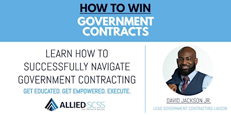 Image principale de How to Win Government Contracts (Virtual Presentation)