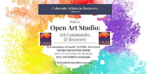 Primaire afbeelding van NoCo Monthly Open Art Studio: Art, Community, and Recovery