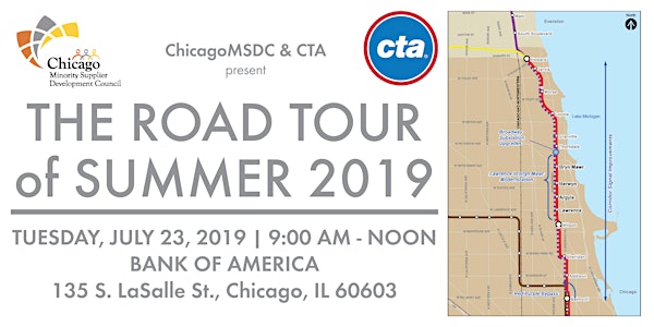 ChicagoMSDC & CTA present:  The  Road Tour of Summer 2019