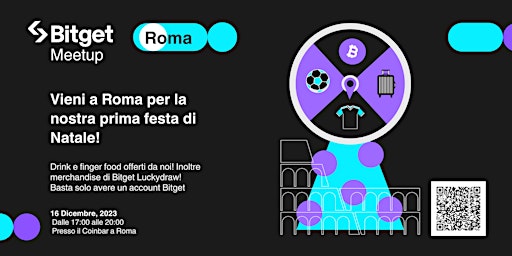 Vieni a Roma per la nostra prima festa di Natale Bitget! primary image