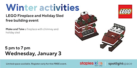 LEGO Fireplace and Holiday sled primary image