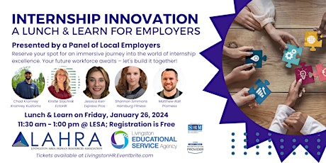 Image principale de Employer Lunch and Learn: Internship Innovation