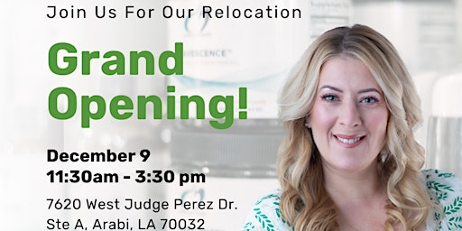 Join Us For Our Relocation December 9, 2023