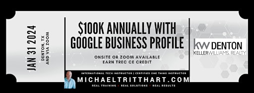 Collection image for $100K Annually with Google Business Profile | KW