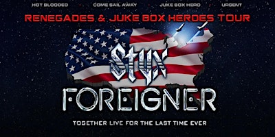 Primaire afbeelding van Styx & Foreigner - Camping or Tailgating