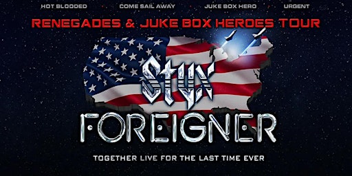 Primaire afbeelding van Styx & Foreigner - Camping or Tailgating