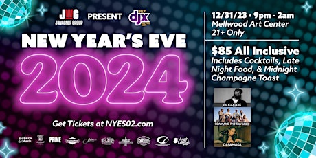 New Year's Eve with Tony & The Tan Lines, DJ K-Dogg, & DJ Samosa primary image