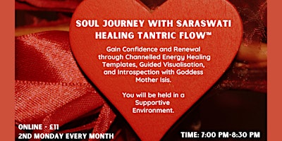 Primaire afbeelding van Soul Journey with Saraswati Healing Tantric Flow