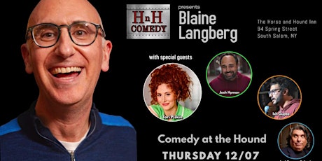 Blaine Langberg Headlines Comedy Night at the Hound primary image