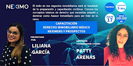 Imagen principal de CAPACITACIÓN DERECHO INMOBILIARIO BÁSICO PACHUCA