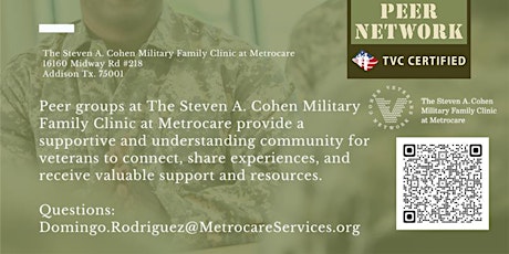 Military Veteran Peer Group at The Cohen Clinic at Metrocare