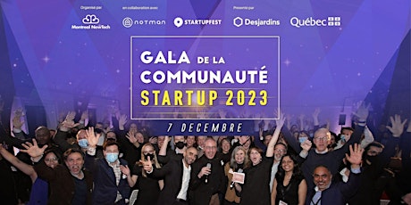 Gala des Prix de la Communauté Startup 2023 | Startup Community Awards 2023 primary image