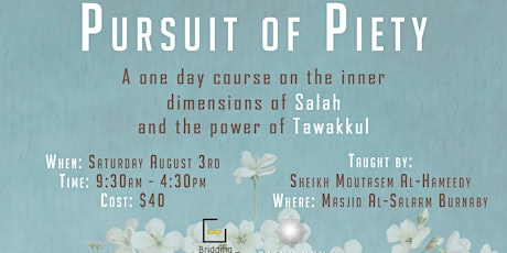 Pursuit of Piety - Salah and Tawakkul primary image