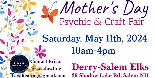 Mother's Day Psychic & Craft Fair-NOT sold out! FREE event!
