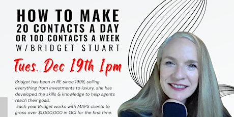 Image principale de How To Make 20 Contacts a Day or 100 Contacts a Week