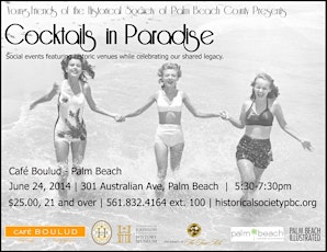 Cocktails in Paradise: Café Boulud- Palm Beach primary image