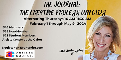 Imagem principal do evento The Journal: The Creative Process Unfolds