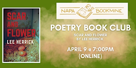 Poetry Book Club: Scar and Flower by Lee Herrick primary image