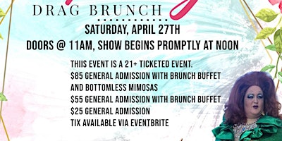 Primaire afbeelding van Spring Drag Brunch @ the Academy in Poughkeepsie