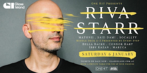 Glass Island - One Hit pres. Riva Starr (ITA) - Sat 6th Jan - SOLD OUT primary image