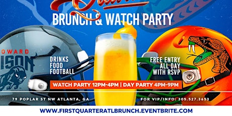FIRST QUARTER BRUNCH + WATCH PARTY - CELEBRATION BOWL WEEKEND primary image