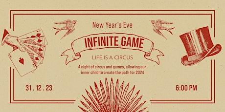 Primaire afbeelding van THE INFINITE GAME: NEW YEAR'S EVE DINNER