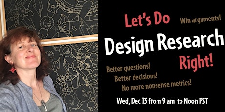 Hauptbild für Let's Do Design Research Right!